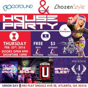 [Artist Showcase] #HouseParty #UnionEAV Feb 25, 2016