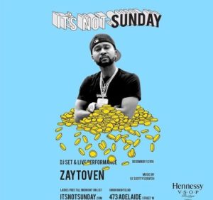 Zaytoven Beatz performing live in Toronto, Canada