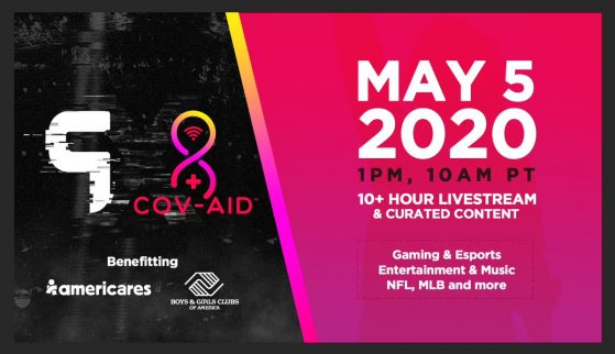 Cov-Aid Relief Event Tuesday May 5th Featuring Your Favorite Celebrities!